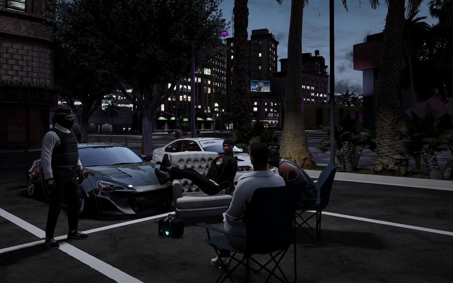 FiveM Night City Car Chase